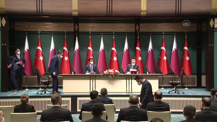 ANKARA - Türkiye ve Katar arasında 10 anlaşma imzalandı (3)