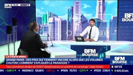 Charles Flobert (notaire) : Grand Paris, comment expliquer le paradoxe des prix qui tiennent encore alors que les volumes chutent ? - 26/11