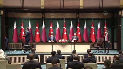 ANKARA - Türkiye ve Katar arasında 10 anlaşma imzalandı (2)