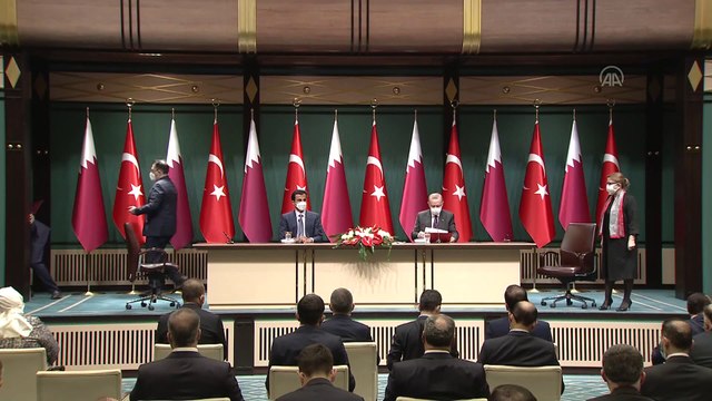 ANKARA - Türkiye ve Katar arasında 10 anlaşma imzalandı (2)