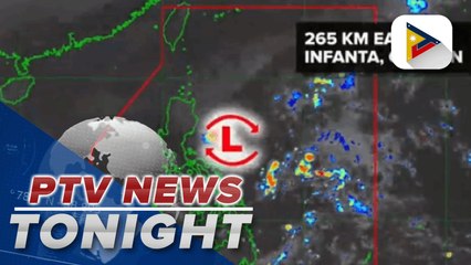 PTV INFO WEATHER l PAGASA monitors LPA near Infanta, Quezon