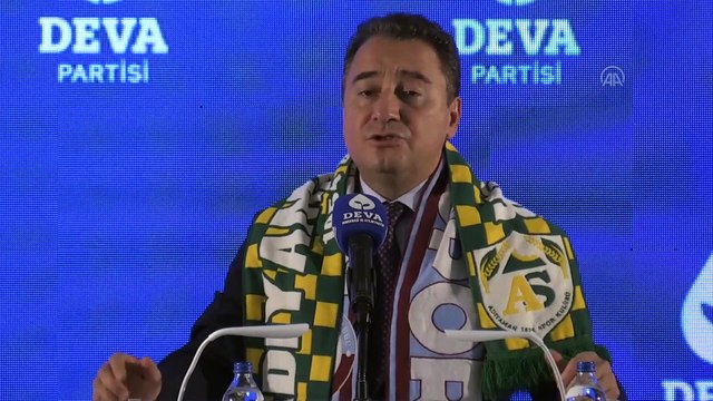 ADIYAMAN - DEVA Partisi Genel Başkanı Babacan partisinin İl Kongresi'ne katıldı