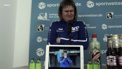 Die Pressekonferenz mit Kreisligatrainer Uwe!