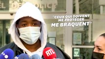 Le producteur frappé par des policiers: 