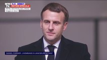 Emmanuel Macron lors de l’hommage à Daniel Cordier: 
