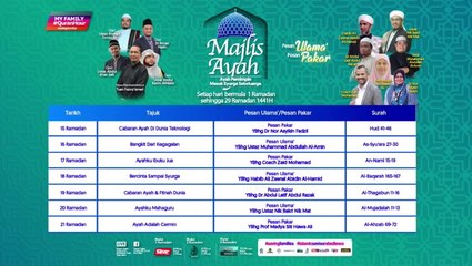 [LIVE] Cabaran ayah dan fitnah dunia