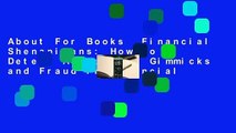 About For Books  Financial Shenanigans: How to Detect Accounting Gimmicks and Fraud in Financial