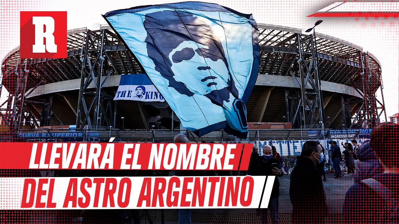 De Laurentiis confirmó que el estadio del Napoli pasará a llamarse Diego Armando Maradona
