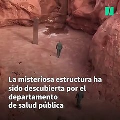 Encuentran extraño monolito metálico en Utah