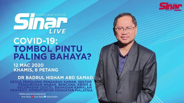 [LIVE] Covid-19: Tombol Pintu Paling Bahaya?