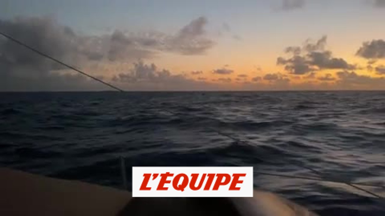 Destremau slame le « Pot au noir » - Voile - Vendée Globe
