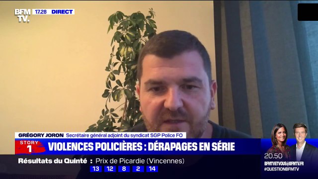 Producteur violemment frappé: pour Grégory Joron (SGP Police FO), la suspension des policiers est une mesure conservatoire équilibrée
