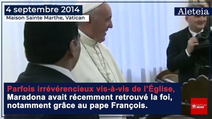 La tristesse du pape François après la mort de son compatriote Maradona