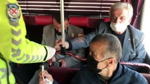 KARABÜK - Karantinada olması gereken kişi halk otobüsünde yakalandı