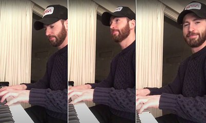 Chris Evans plays the piano and it's awesome !