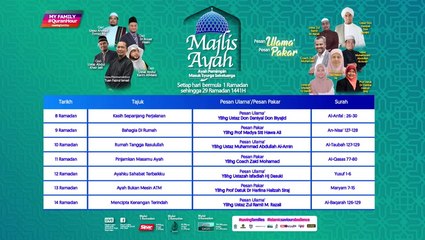 [LIVE] Pinjamkan masamu, ayah