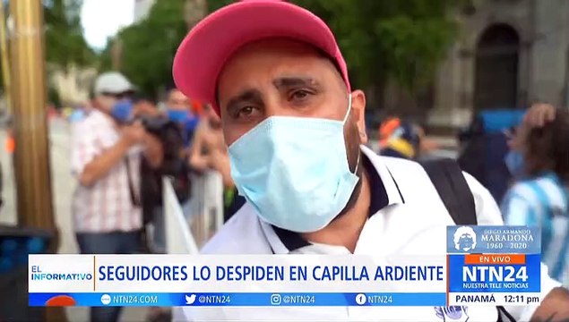 Multitudinario adiós de los argentinos a su ídolo Diego Maradona