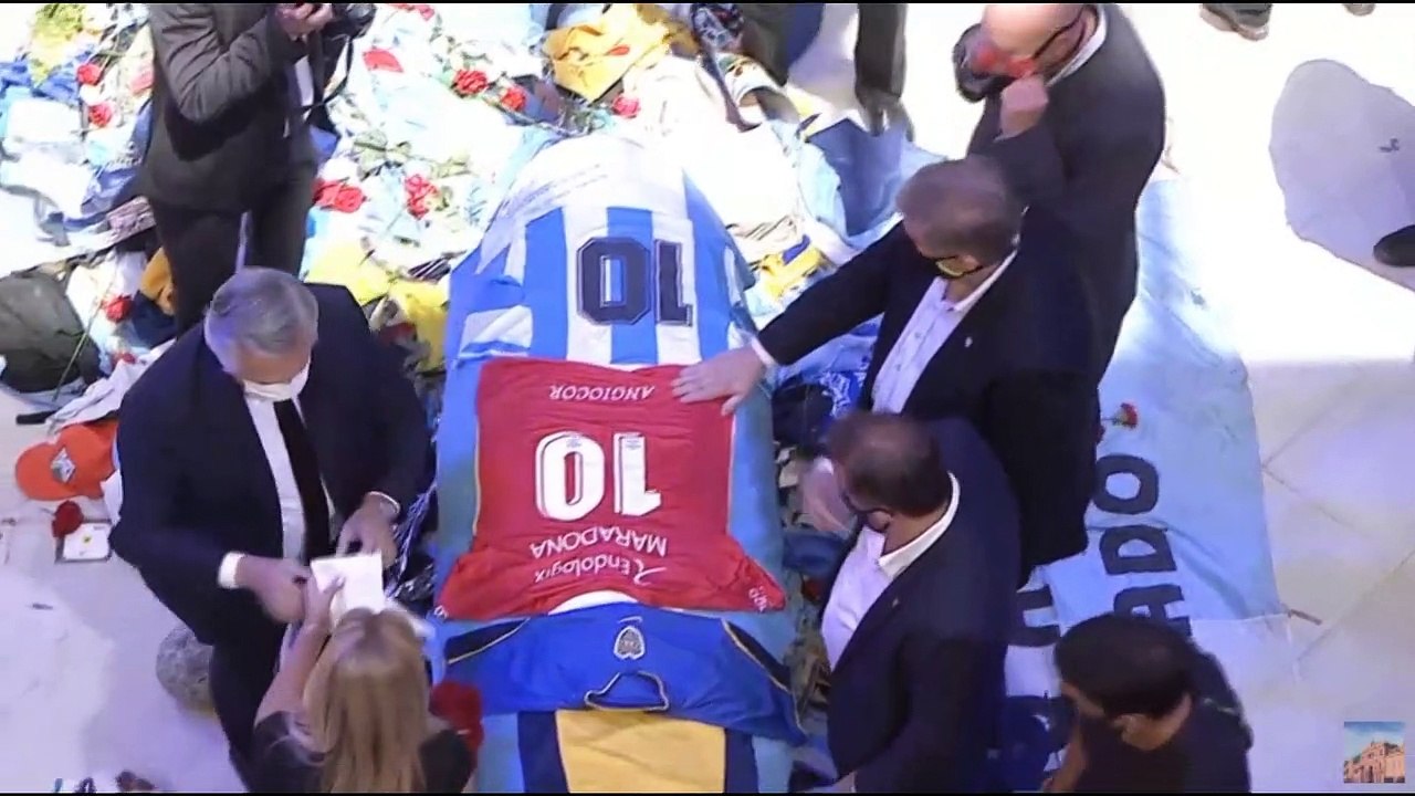 Argentina homenajea a Diego Armando Maradona