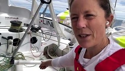 A bord d'Initiatives Coeur avec Sam Davies Jour 18