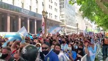 BUENOS AIRES - Arjantin Maradona'ya veda ediyor (5)