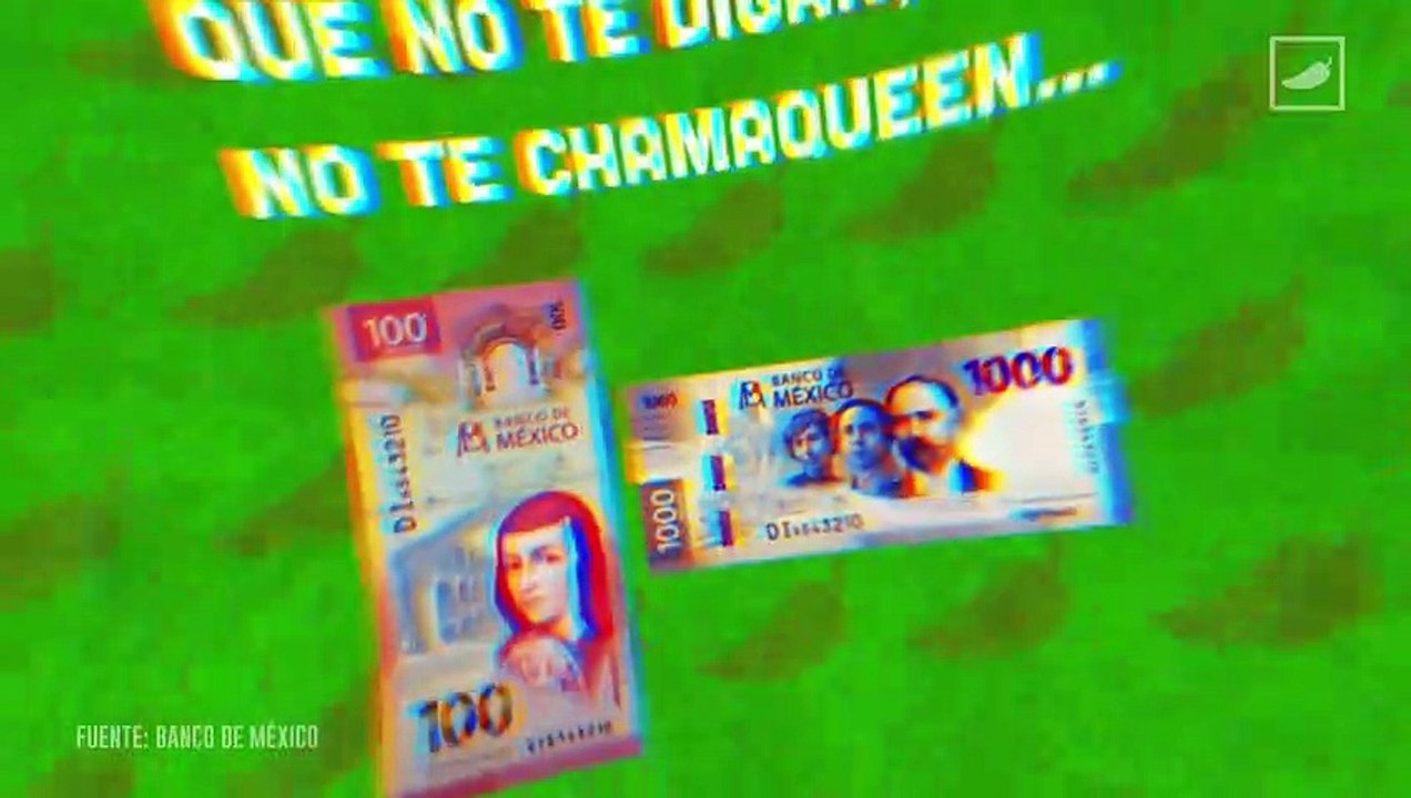 Aprende a identificar billetes falsos  | #AlChile | CHILANGO