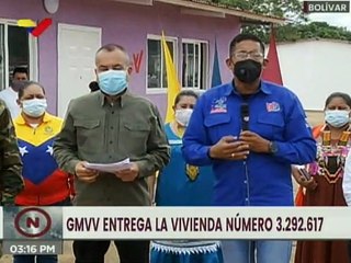 Comunidad Indígena Ekunay recibe 21 viviendas de la GMVV en el edo. Bolívar