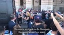 'Put the guns away', pleads mourner after Maradona funeral mayhem