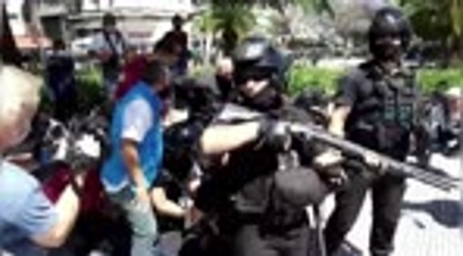 Chaos descends at Maradona's funeral as police and mourners clash