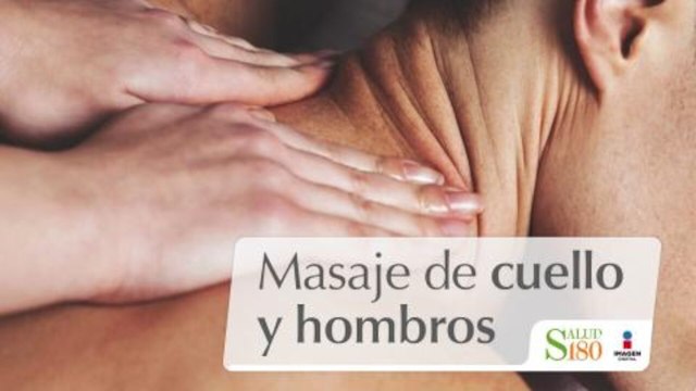 Masaje de cuello y hombros para tu pareja | Relájate | Salud180
