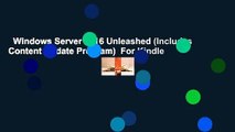 Windows Server 2016 Unleashed (Includes Content Update Program)  For Kindle