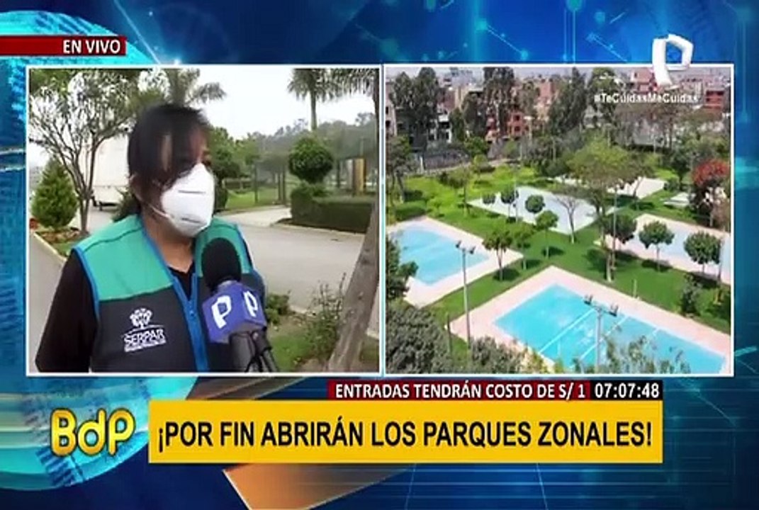 Parques zonales de Lima reabren sus puertas al público