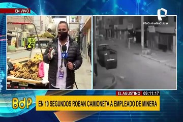 El Agustino: piden apoyo a autoridades para recuperar camioneta robada a trabajador minero