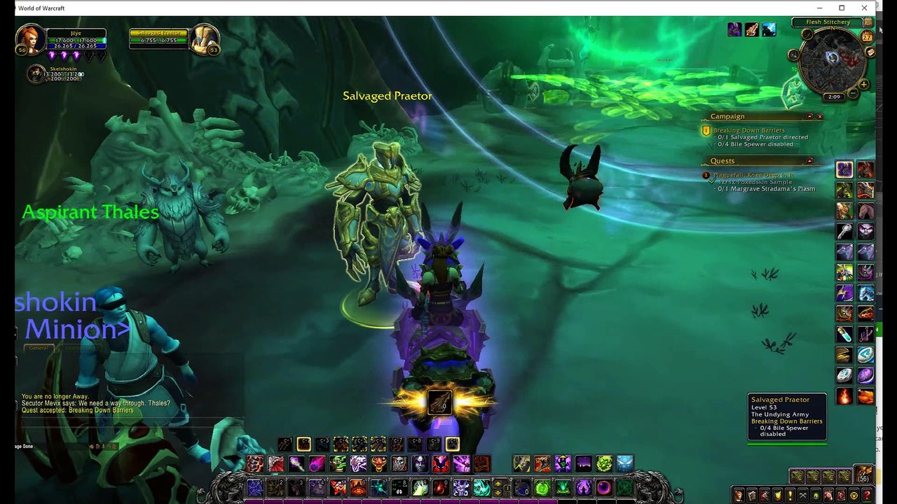 Breaking Down Barriers Shadowlands World Of Warcraft Quest Video Dailymotion
