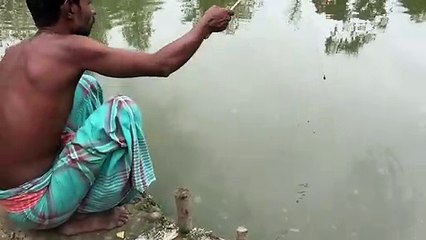 Best Hook Fishing __ Traditional Hook Fishing __ Village Daily Life