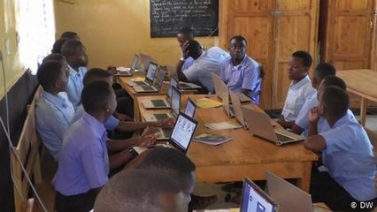 Recycled laptops help Rwandan students