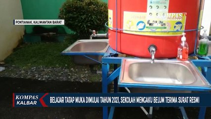 Sekolah di Pontianak Belum Terima Surat Resmi Belajar Tatap Muka