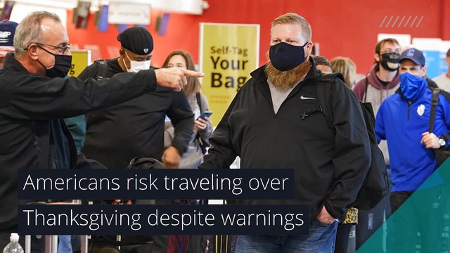 Americans risk traveling over Thanksgiving despite warnings, and other top stories in health from November 27, 2020.