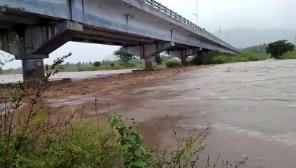 பாலாற்றில் 40 ஆயிரம் கனஅடி நீர்.. பாய்ந்தோடும் வெள்ளம் - வீடியோ