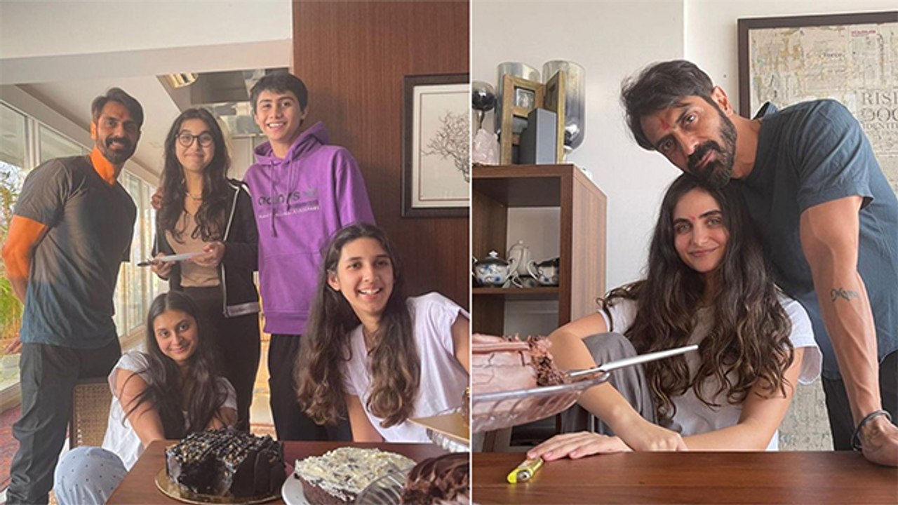 Days After NCB Raid, Arjun Rampal Celebrates 48th Birthday With Family