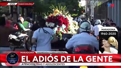 Letztes Geleit in Buenos Aires: Diego Maradona neben seinen Eltern bestattet