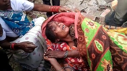 लखीमपुर खीरी: बंदरो ने मचाया उत्पात, मकान का गिरा छज्जा, चार लोग गंभीर रूप से घायल