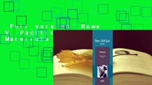 Full version  Rowe V. Pacific Quad: Trial Materials  For Online