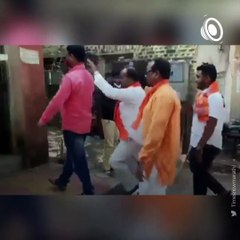MNS Workers Destroy Public Property At MSEB Office