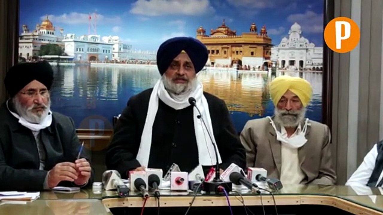 Sukhbir Badal Comments On Arvind Kejriwal For Playing Double Game With Farmers - Watch Video