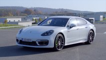 The new Porsche Panamera Turbo S E-Hybrid Design in Carrara White