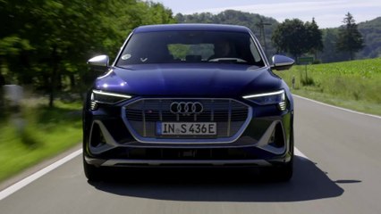 Audi e-tron S Sportback in Navarra blue Driving Video
