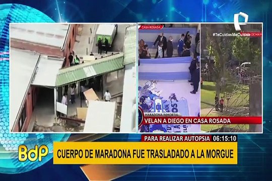 EN VIVO | Diego Maradona: Así se realiza el adiós multitudinario del “10”