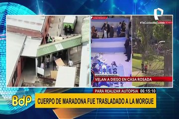 EN VIVO  | Diego Maradona: Así se realiza el adiós multitudinario del “10”