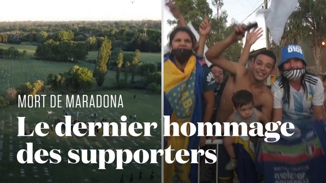 Aux obsèques de Maradona, les fans continuent de chanter pour leur idole