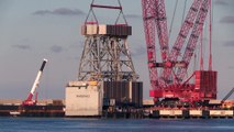 ZONGULDAK - 'Kanuni' sondaj gemisinin kule montajına başlandı